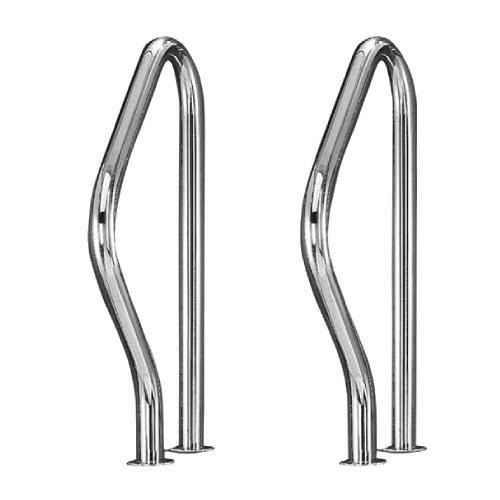 Two Piece Grab Rail with Flange