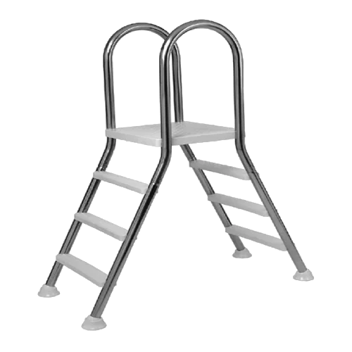 Above Ground Ladder with platform